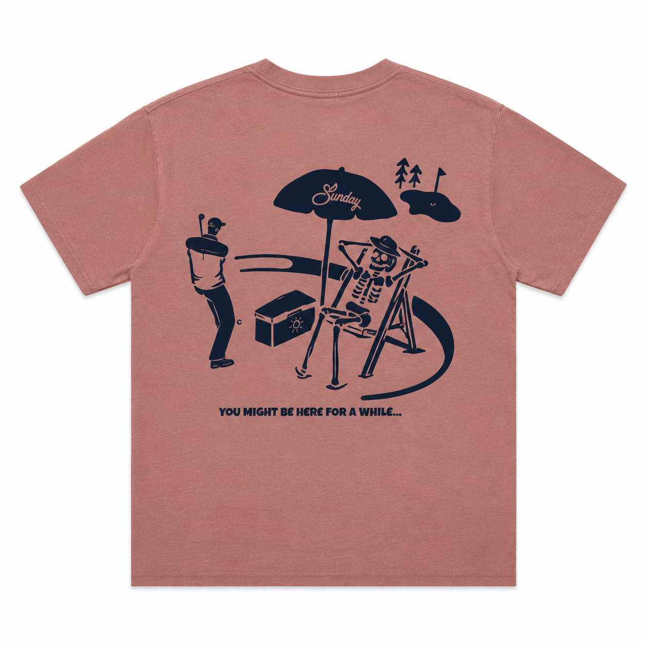 The Sunday Bunker Tee - Hazy Pink (Womens)