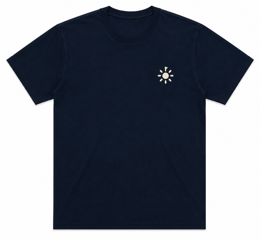 The Sunday Cart Tee - Navy (Womens)